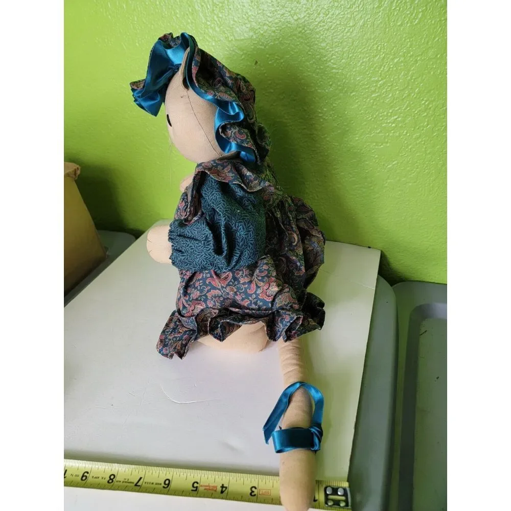 Vintage Handmade‎ Plush In Dress Mouse? Plushie Stuffed Toy 12
